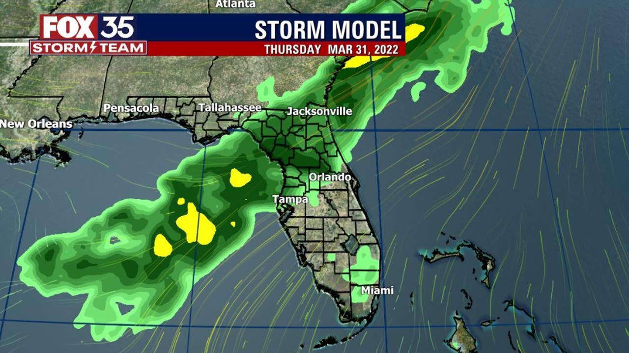 Incoming front could bring strong storms to parts of Florida | FOX 35 ...