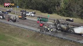 I-95 reopens after 3 killed in 17-vehicle pileup