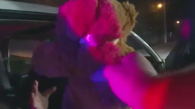 Daytona Beach Police step up to help family in need, seen dumpster diving for toys