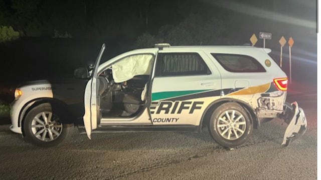 Flagler sheriff warns drivers to be alert after accused street racer crashes into patrol car