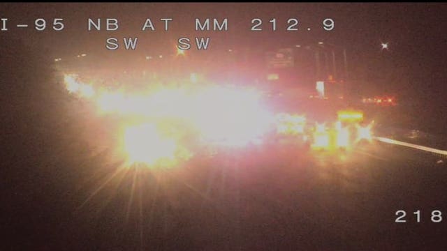 I-95 northbound reopens after crash in Titusville