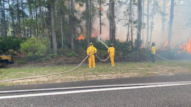 One Mile Fire: 3.5-acre brush fire near Titusville now '100% contained'