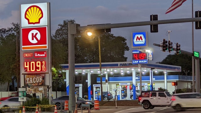 Florida gas price average drops over 20 cents, weeks after reaching all-time high
