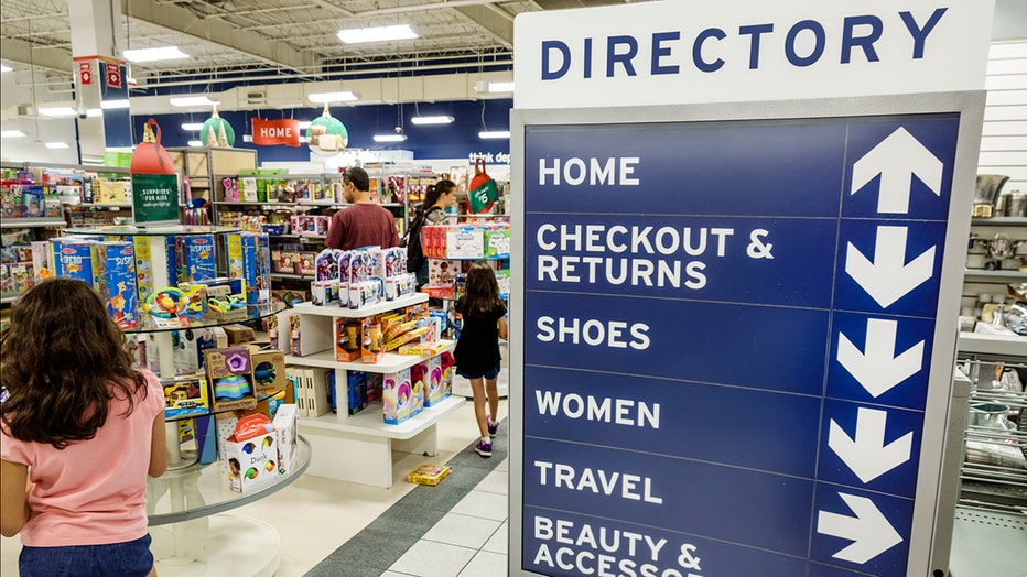 Fort Lauderdale, Marshalls Discount Department Store directory