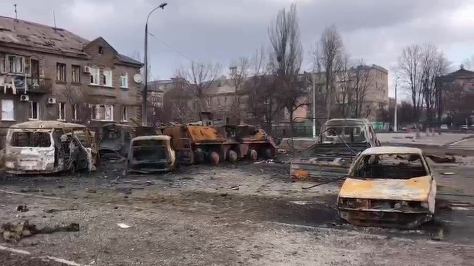 Russian attacks on Ukraine's Mariupol