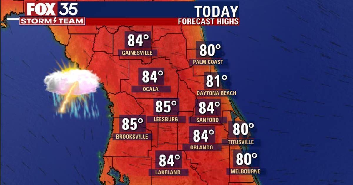 Increased rain chances to bring widespread storms | FOX 35 Orlando