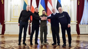 'The fight for Europe’s future': Presidents from countries on Russia's doorstep visit Ukraine