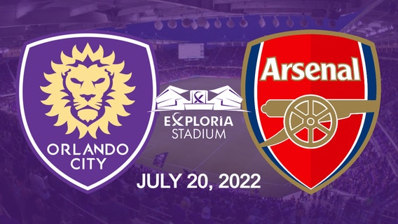 Orlando City battles English Premier League's Arsenal FC as part of FC Series