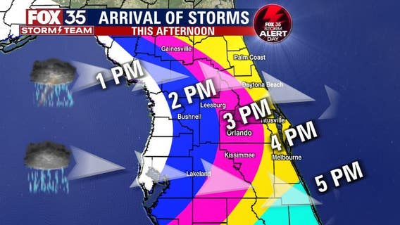 Damaging winds, hail, heavy rain and flooding "likely" this afternoon