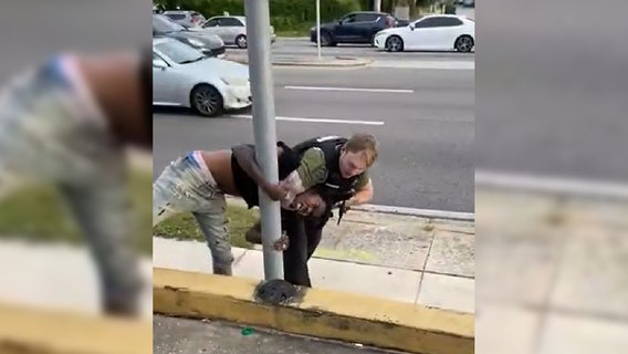 Video appears to show Orange County deputy punch man in struggle to detain him