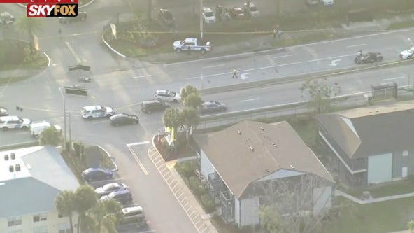 Motorcyclist killed in Orlando crash, shuts down busy road, police say