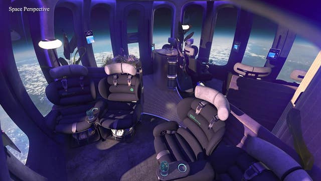 First look: Space Perspective's space lounge capsule at Florida's Port Canaveral