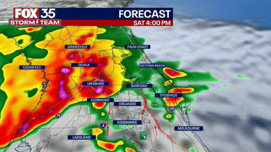 TIMELINE: Strong To Severe Storms Expected For Orlando On Saturday ...