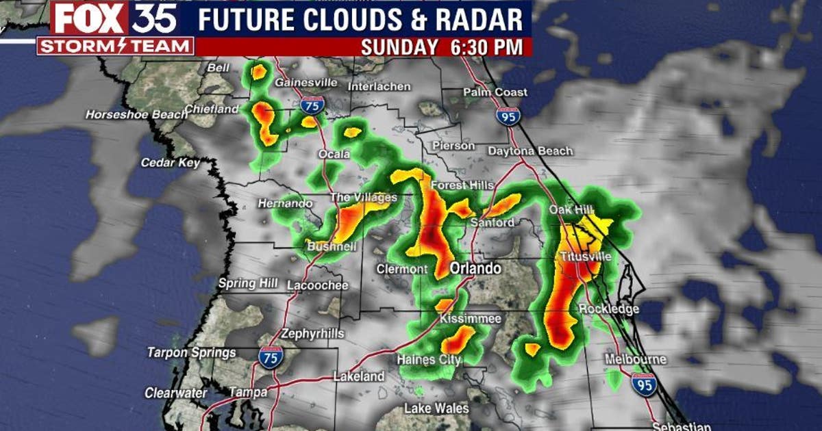 Possible risk for strong storms across Central Florida Sunday evening ...