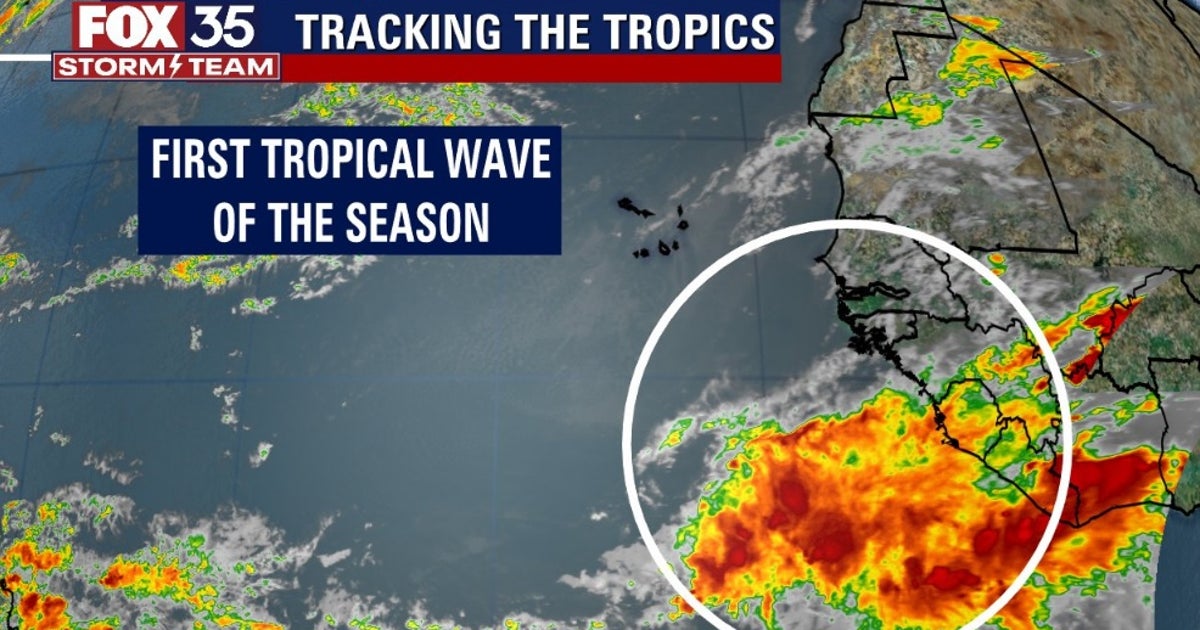 Hurricane Center monitoring first tropical wave of 2022 season | FOX 35 ...