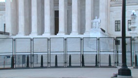 Non-scalable fence erected around Supreme Court as abortion rights protests continue