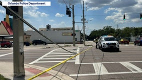Southbound OBT shut down in Orlando due to downed power line
