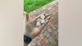 Wet evening throughout Central Florida, hail reported in some areas