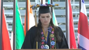 Nonspeaking valedictorian with autism delivers inspiring speech at Rollins College