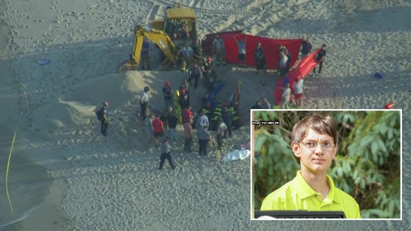 Teen died while digging hole with younger sister on New Jersey beach, police say