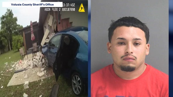 Deputies: Florida man crashes his car into Deltona home, then lies about car being stolen