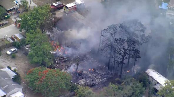 Persimmons Fire: 8 homes damaged, 50 evacuated in brush fire in Brevard County, officials say