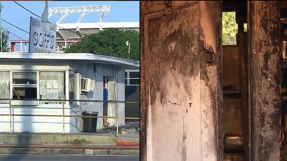 'I ain't going nowhere': Fire destroys iconic Orlando ice cream shop, owner vows to rebuild
