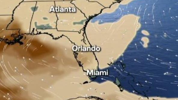 Massive Saharan dust cloud on its way to Florida
