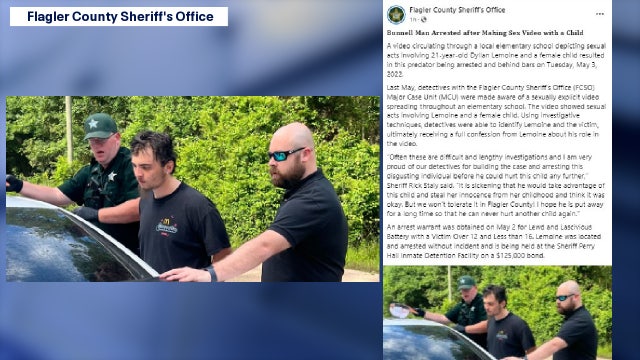 Deputies: 21-year-old arrested, accused of making sex video with child