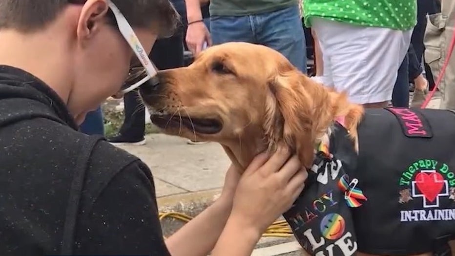 Central Florida Therapy Dogs Head To Texas To Support Grieving Families