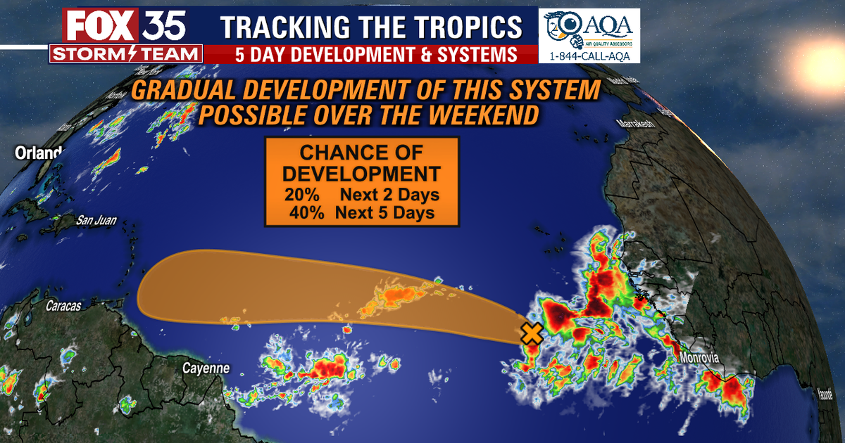 Hurricane center monitoring new tropical wave over the Atlantic | FOX ...