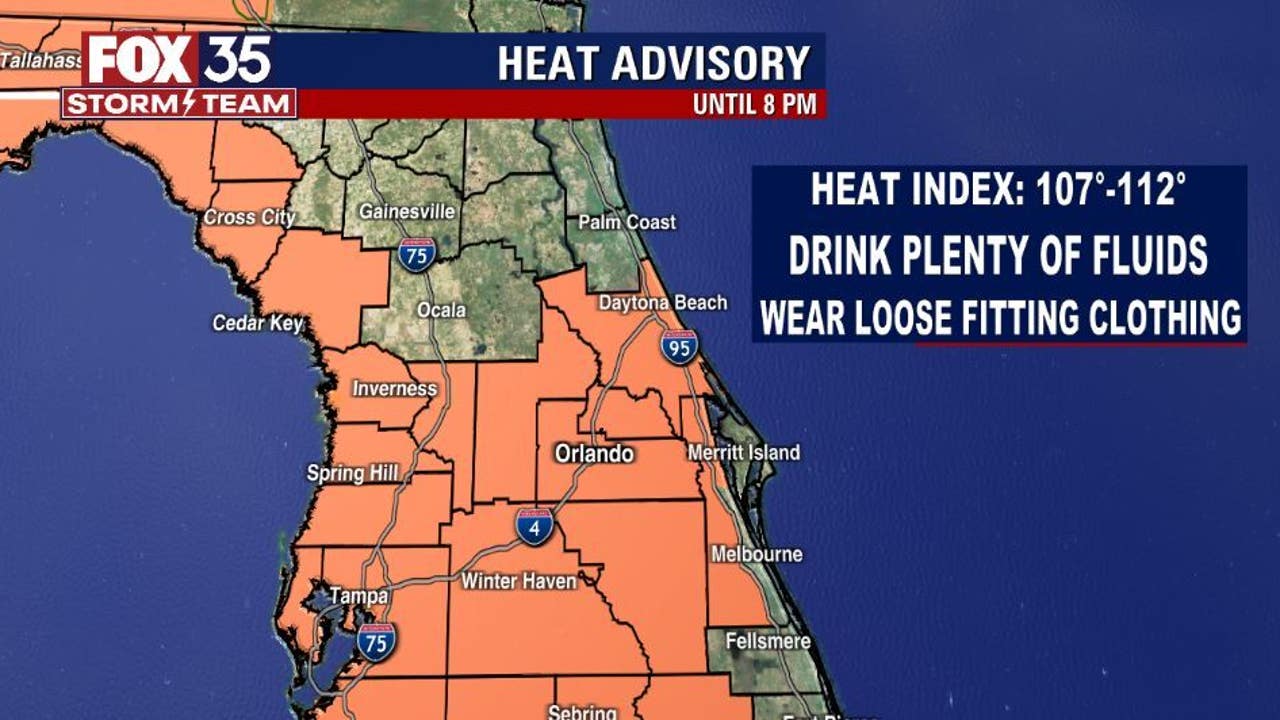 Dangerously hot: Heat advisory in effect for most of Central Florida as temperatures soar - Vimarsana News