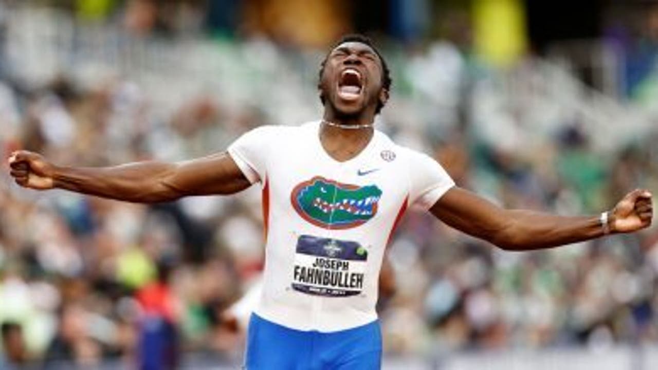 Florida Olympian wins 100 and 200 meters at NCAA championships