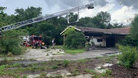 More than 50 firefighters battle fire at vacant school in Maitland