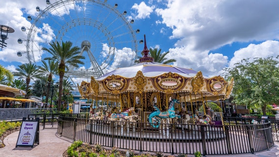 New carousel opens at ICON Park amusement park in Orlando