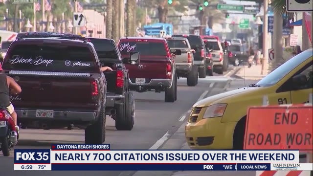 Nearly 700 citations issued during 'unsanctioned' truck meet in Daytona Beach Shores