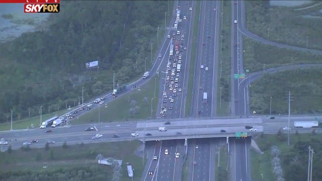 FHP: Motorcyclist dies in 4-vehicle crash on I-4 in Deltona