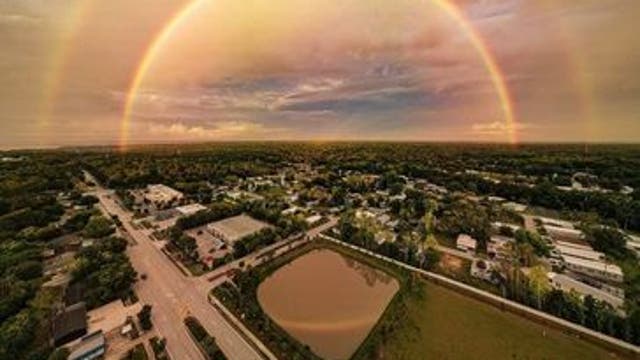Whoa! Beautiful double rainbow stuns sky over Central Florida (photos)