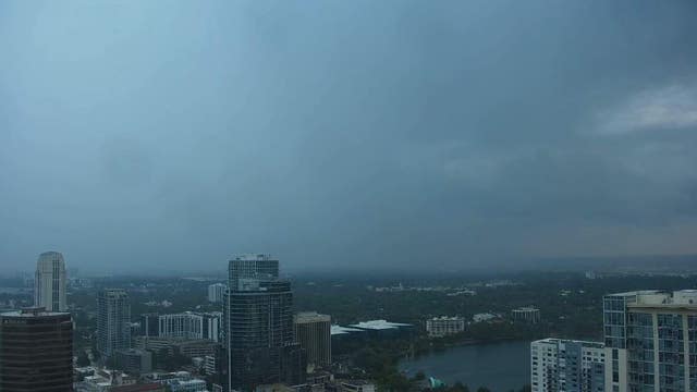 Widespread storms deliver heavy rain, lightning