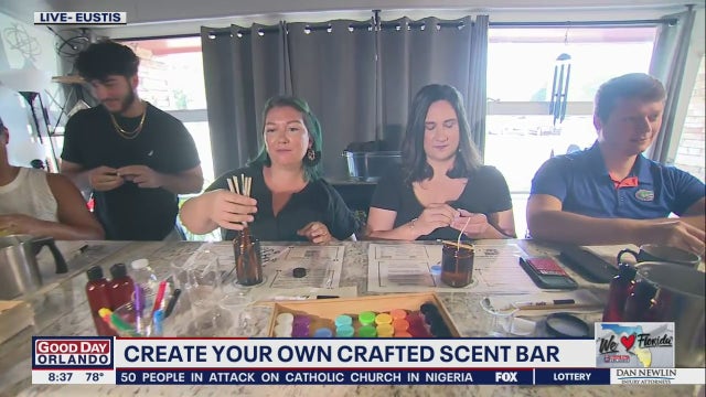 Create candles, wax or melts at Crafted Scent Bar in Eustis