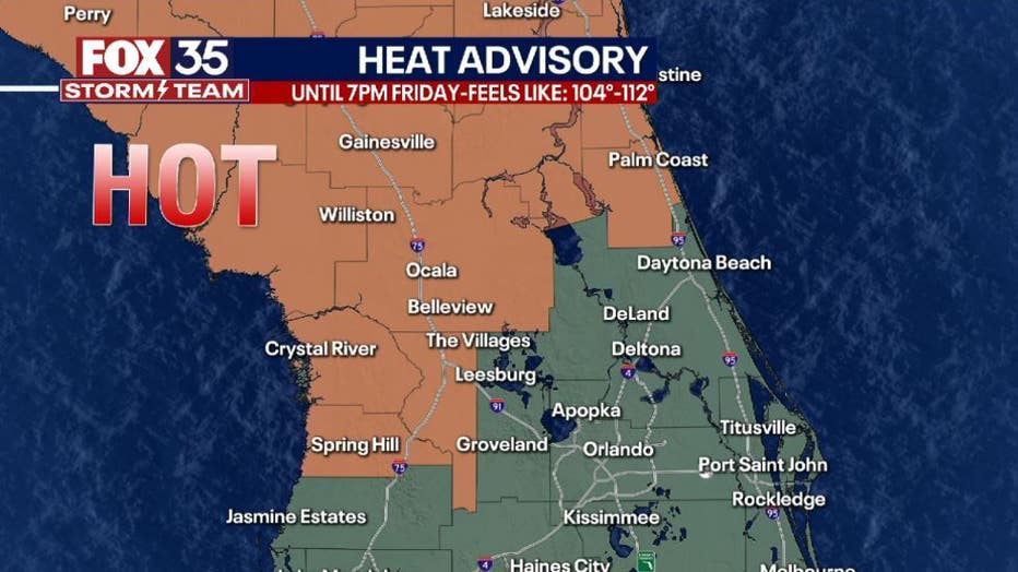 Florida heat wave Highs to hit near 100° in some areas