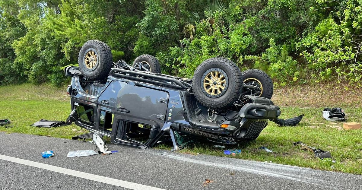 Officials: Rollover crash sends three adults, one child to the hospital ...