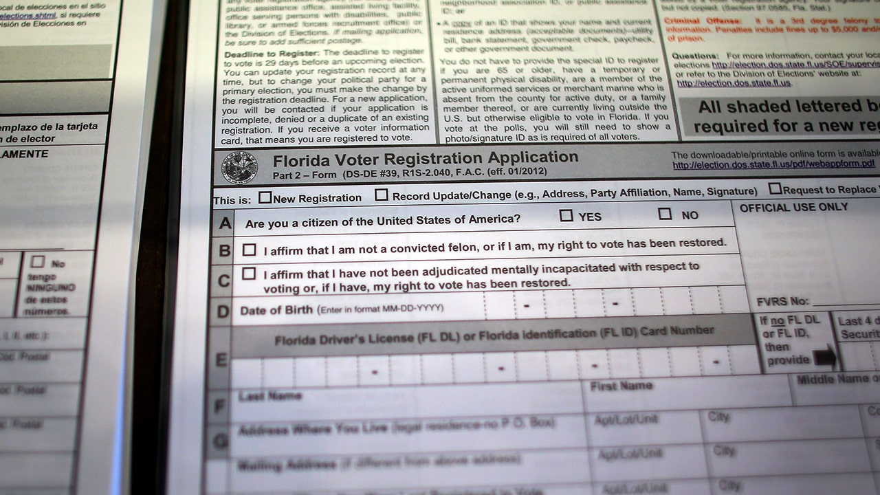 Florida Presidential Preference Primary Deadlines for voter