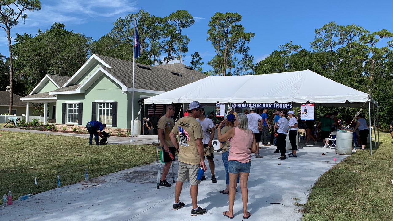'Dream come true': Nonprofit, volunteers help built custom home for U.S. veteran in Florida - Vimarsana News