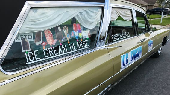 Frozen Stiffs: First ever ice cream hearse haunts Florida streets
