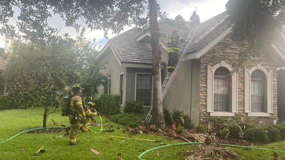 Lightning strikes tree outside Palm Coast home, causing fire, officials say