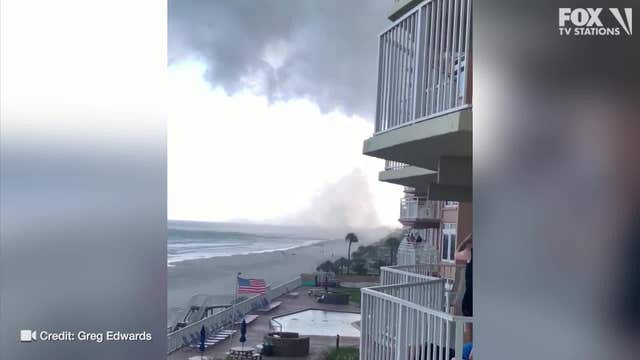 Video: Waterspout caught on camera forming near Daytona Beach