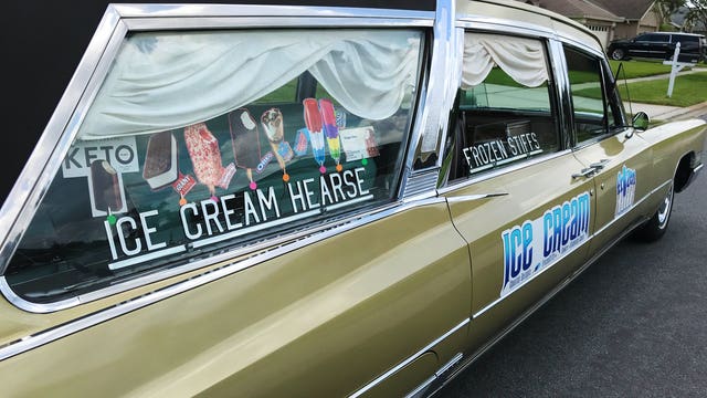 Frozen Stiffs: First ever ice cream hearse haunts Florida streets
