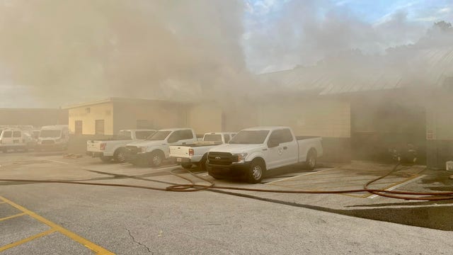 Fire breaks out at Marion County Public Schools building