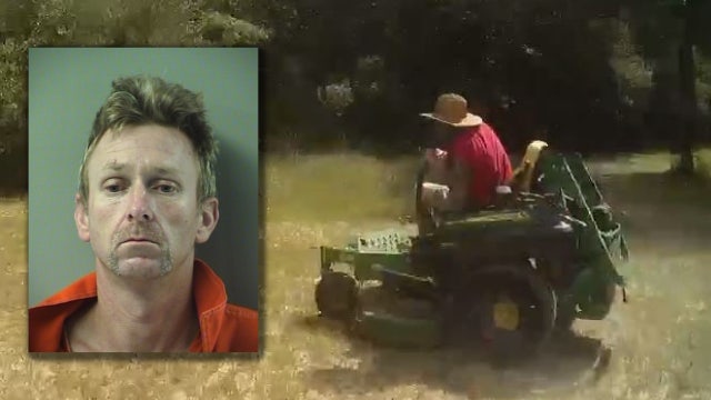 Man tried to outrun Florida law enforcement on riding lawnmower, deputies say